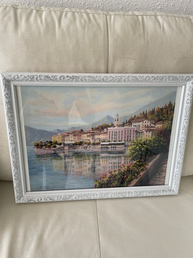 4 Cuadros Lago de Como, de Roberto Butta