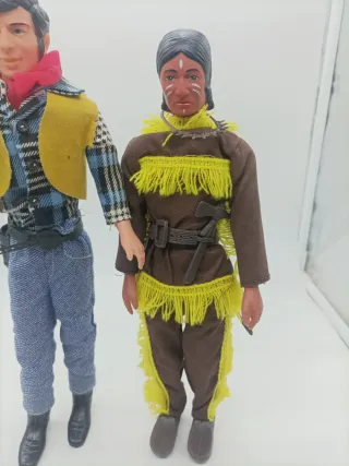 Muñeco Vaquero Indio Mego 30cm