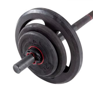 PESAS KIT 20KG BARRA LARGA DISCOS CAUCHO