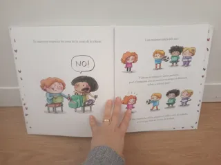 Libro infantil  Ens tractem bé: Un conte sobre el