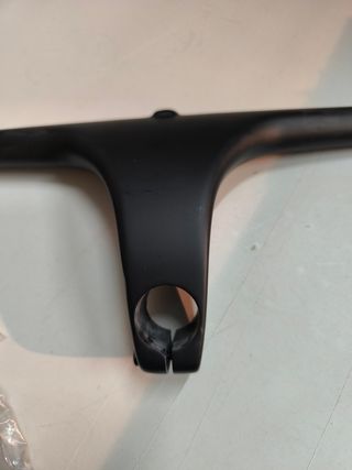 Manillar fibra carbono bicicleta sin entrenar