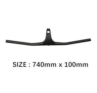 Manillar fibra carbono bicicleta sin entrenar