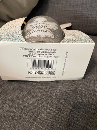 Tazza con angelo decorativo