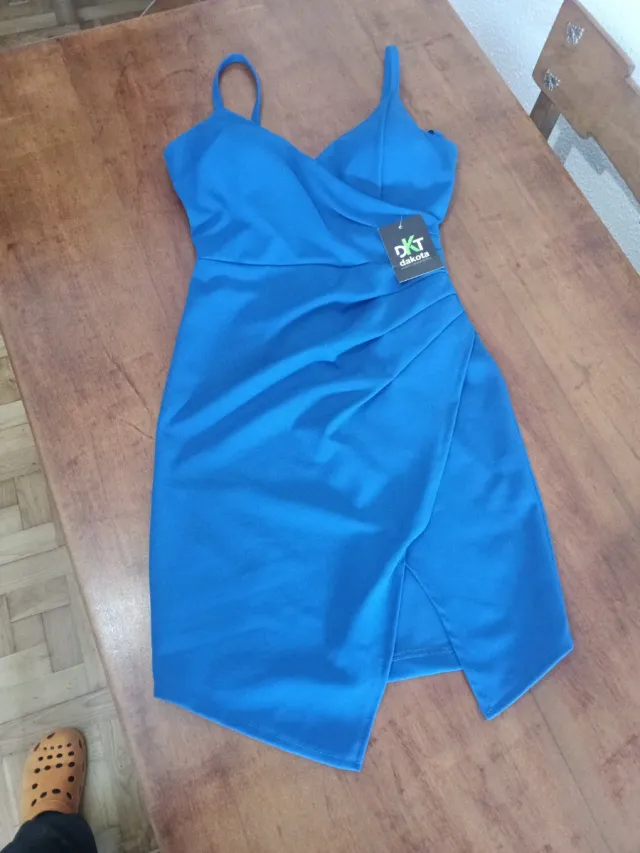 Vestido corto azul DKT
