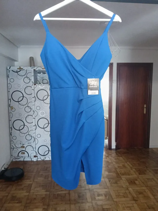 Vestido corto azul DKT