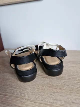Sandalias Marypaz Negro y Plata