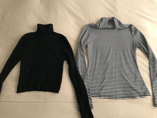 Lote 2 jerséis cuello alto