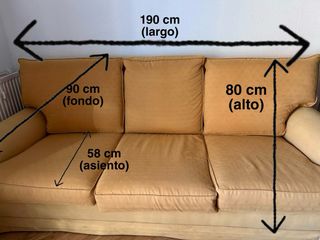Sofá 3 plazas