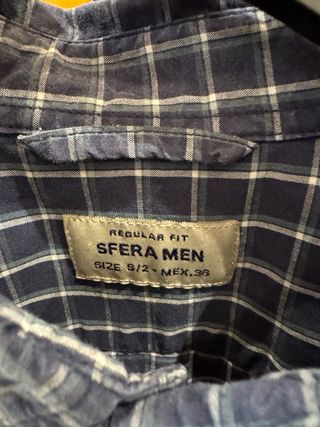 Camisa Sfera cuadros hombre