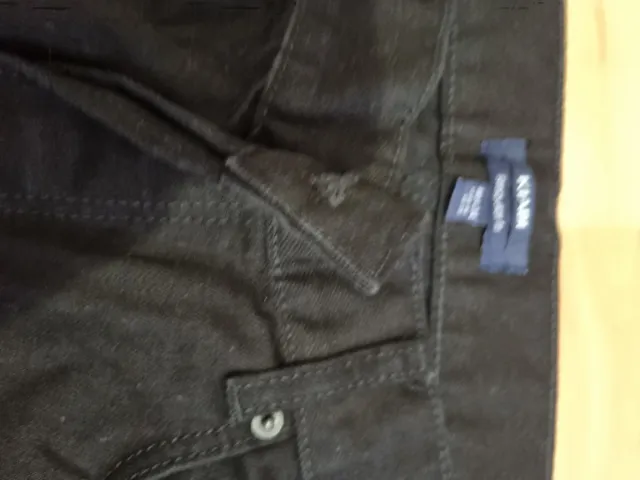 Vaquero negro regular fit