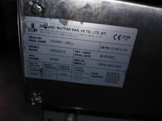 Barbacoa industriale a gas