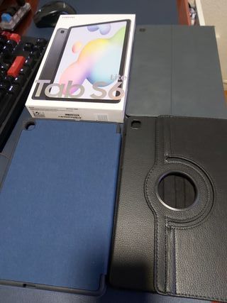 Samsung Galaxy Tab S6 Lite 128GB/Funda teclado+3