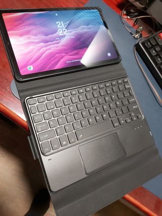 Samsung Galaxy Tab S6 Lite 128GB/Funda teclado+3