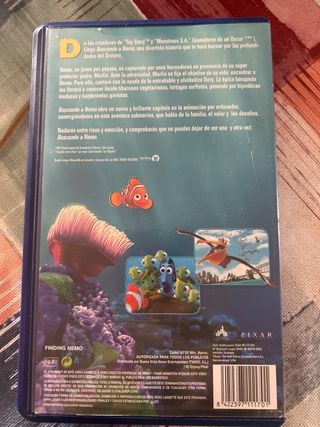 VHS Buscando a Nemo Original Español