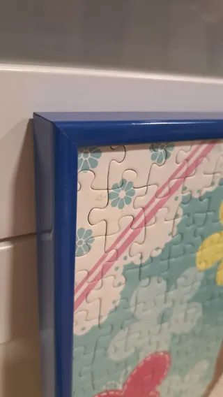 Cuadros de puzzles enmarcados Hello Kitty y Disney