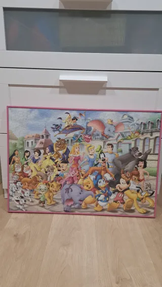 Cuadros de puzzles enmarcados Hello Kitty y Disney