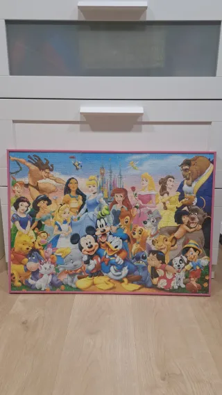 Cuadros de puzzles enmarcados Hello Kitty y Disney