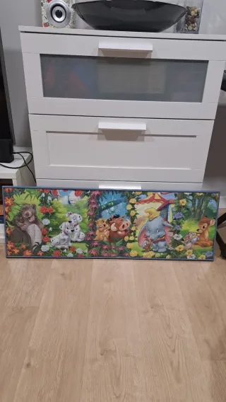 Cuadros de puzzles enmarcados Hello Kitty y Disney