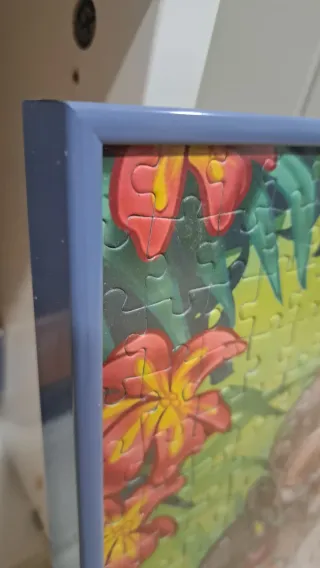 Cuadros de puzzles enmarcados Hello Kitty y Disney