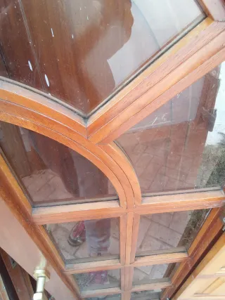 Ventanas de madera con cristal