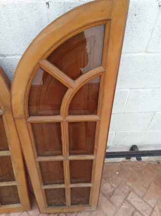 Ventanas de madera con cristal