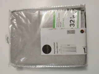 2x1 Cortinas Inspire Manchester Gris 140x280cm Ler