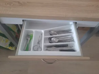 Mesa de cocina extensible roble cambrian