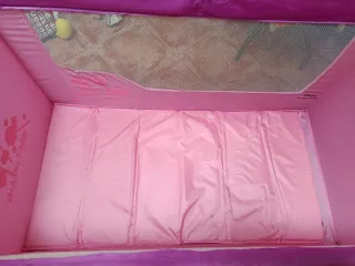 Parque infantil / Cuna de viaje rosa