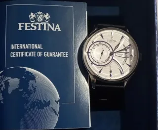 Reloj Festina Vintage Plata y Blanco