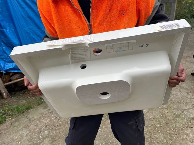 Lavabi in porcellana bianco nuovo