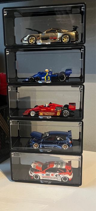 5 expositores para coches 1/64