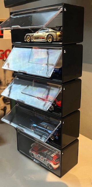 5 expositores para coches 1/64