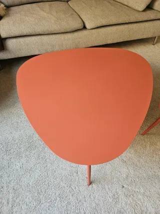 Set 2 Mesas Lumpa Maisons Du Monde Naranja