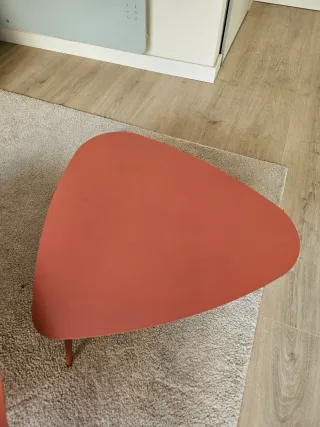 Set 2 Mesas Lumpa Maisons Du Monde Naranja