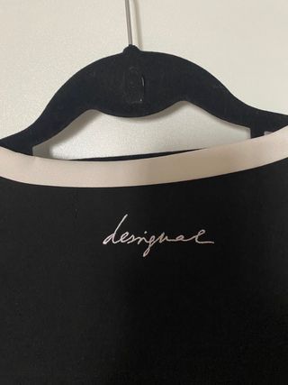 Camisa Desigual Negra con Detalles