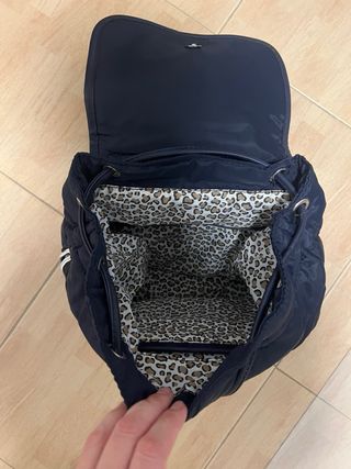 Mochila Pepe Moll azul marino acolchada