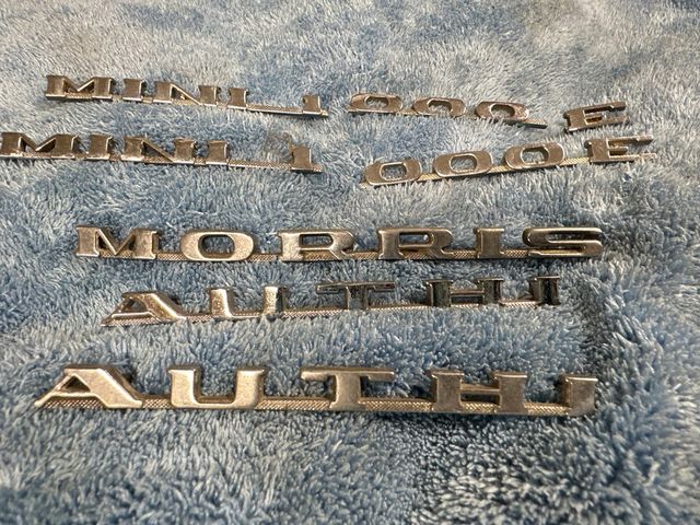 Emblemas Authi Morris Mini 1000
