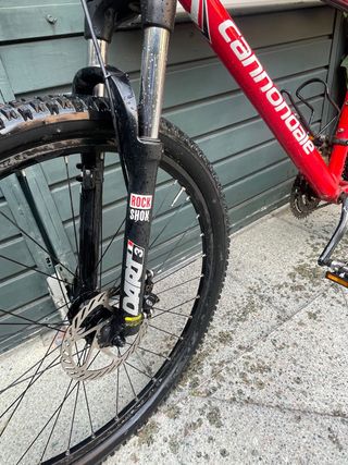 Bicicleta Cannondale Roja