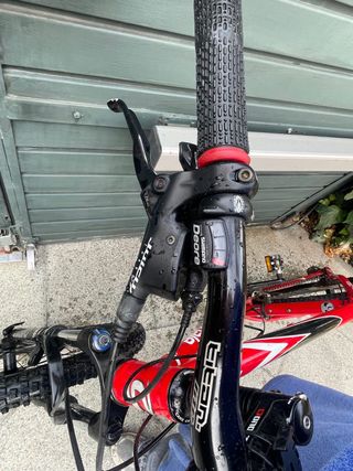 Bicicleta Cannondale Roja