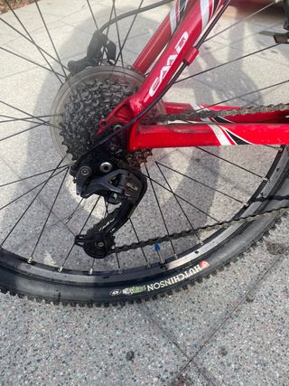 Bicicleta Cannondale Roja