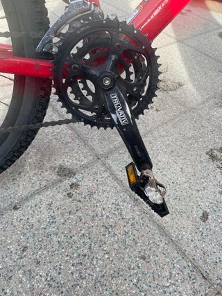 Bicicleta Cannondale Roja