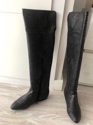 Botas altas Zara negras