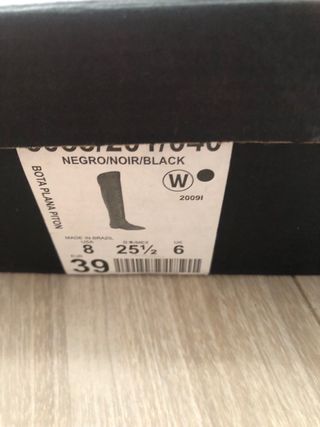 Botas altas Zara negras