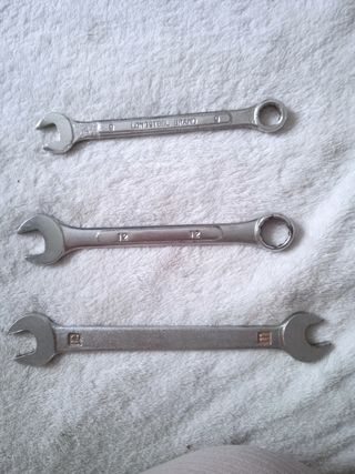 Juego llaves fijas y mixtas 9, 11, 12