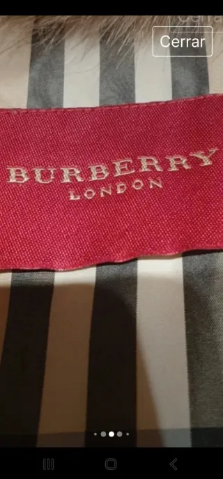 Abrigo Burberry Original Talla 46 Mostaza