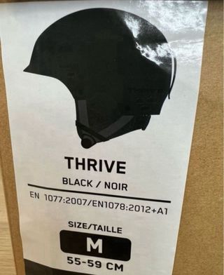 Casco de esquí K2 Thrive Black 55 59cm talla M