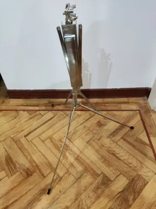 Atril de música metálico plegable