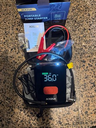 Arrancador/Inflador Coche 7000A