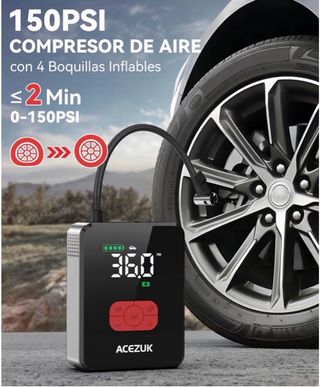 Arrancador/Inflador Coche 7000A