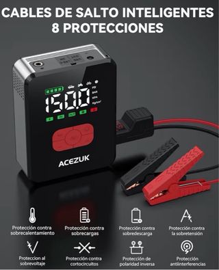 Arrancador/Inflador Coche 7000A